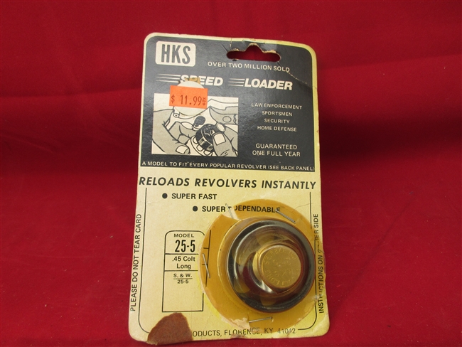 HKS 25-5 Speed Loader
â€‹.45 Long Colt S&W 25-5
