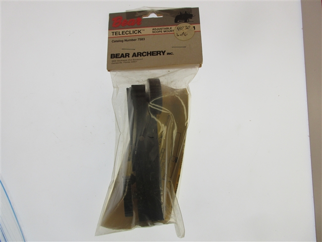 Bear Archery Teleclick Scope Mount
â€‹New Old Stock