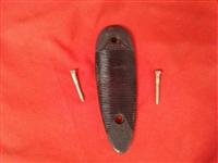 Ranger Double Buttplate, Black Plastic