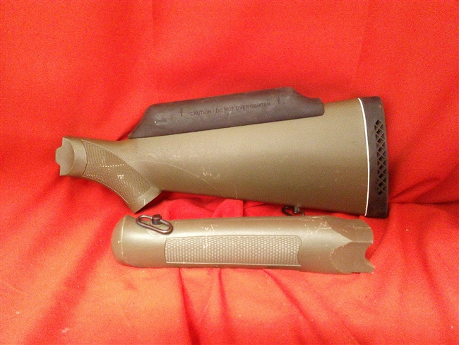 Rossi Single Shot 20 Gauge OD Green Stock Set