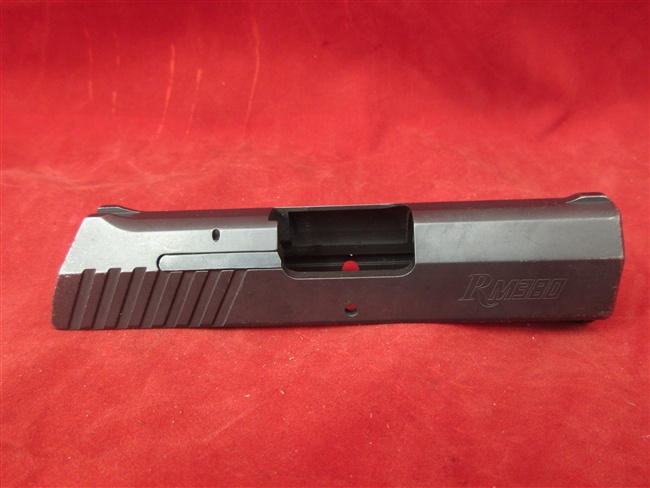 Remington RM 380 Slide Assembly
â€‹Finish Is Freckled On One Side
â€‹No Pitting Or Rust
â€‹Includes Firing Pin & Extractor