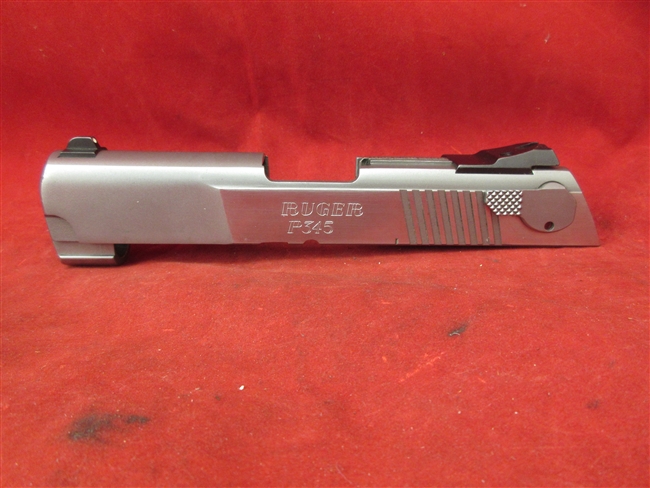 Ruger P345 Slide Assembly
â€‹Included Firing Pin, Extractor, Sights, Safety & Indicator