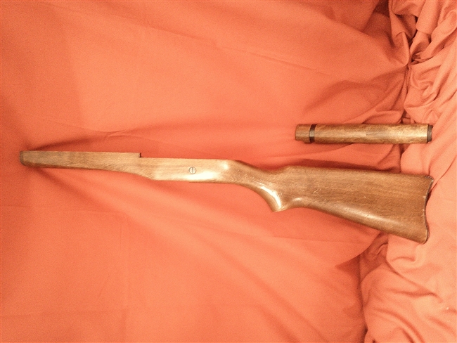 Ruger Mini 14 Walnut Stock Set