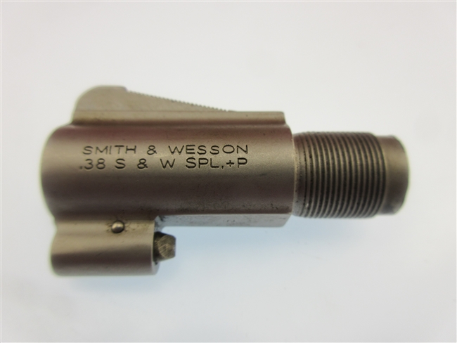 Smith & Wesson Barrel, .38, +P
â€‹2" Stainless, Non Pinned