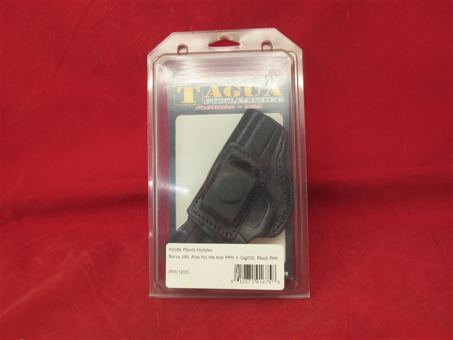 Tagua Leather Holster # IPH-1200
Fits Bersa 380, Walther PPK & Sig 232 Right Hand
New Old Stock