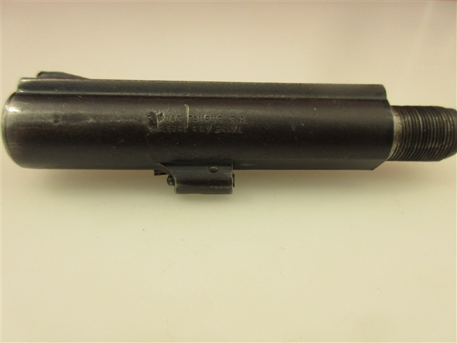 Taurus Model 80 Barrel, .38 4" Blued
â€‹Pre U.S. Manufacture
â€‹Sramped FORJAS TAURUS S.A., P. ALEGRE  R.G.S. BRASIL