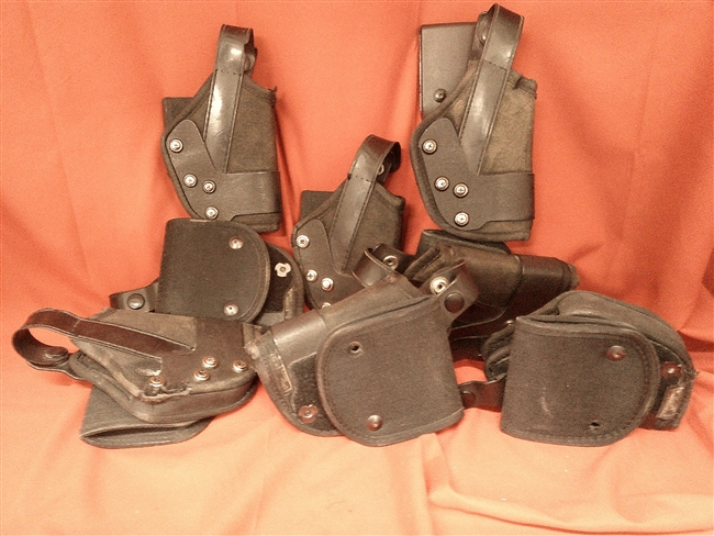 Uncle Mikes Holsters, Used Lot Of Eight (8)