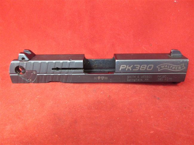 Walther PK380 Slide, Stripped W /  Sights