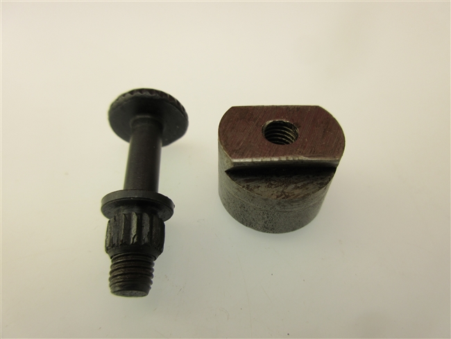 Winchester Model 74-22 Stock Stud  
â€‹Takedown Screw And Escutcheon