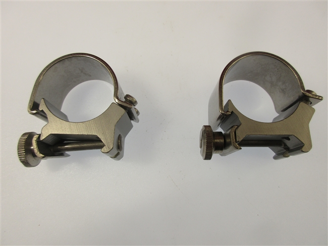 Weaver 1" Detachable Scope Rings
â€‹Silver Finish, New Old Stock