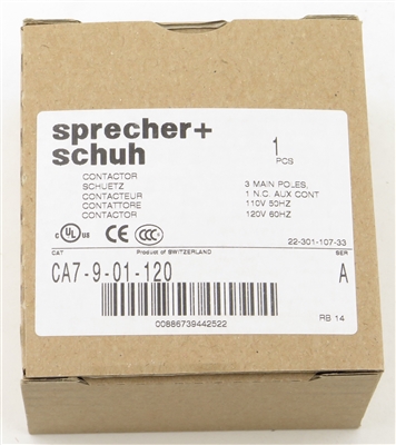 Sprecher + Schuh CA7-9-01-120