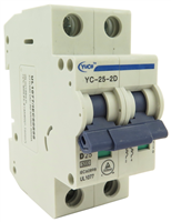 YC-25-2D YuCo CIRCUIT BREAKER 2P 25A 277/480V D CURVE  UL 1077 CSA C22.2