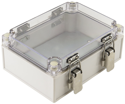 YC-300X200X180-TCH-UL Polycarbonate Enclosure Transparent Cover with Hinge