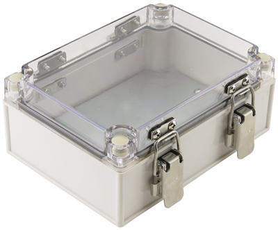 YC-300X300X180-TCH-UL Polycarbonate Enclosure Transparent Cover with Hinge