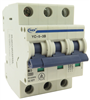 YuCo YC-5-3B MINIATURE DIN RAIL CIRCUIT BREAKER 3 POLE 5 Amp B CURVE 220/480v