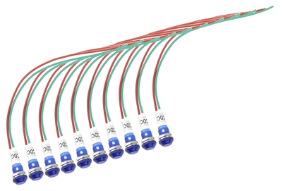 YC-9WRT-23B-24-N-10 BLUE NEON 24V AC/DC