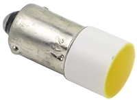 YuCo YC-B9B-Y-2 110V AC/DC BAYONET YELLOW LED BULB