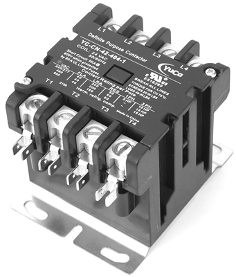 YuCo YC-CN-42-404-1 Replacement fits Siemens Furnas 42CF25AJ Definite Purpose Contactor 40A 4P 24V Coil