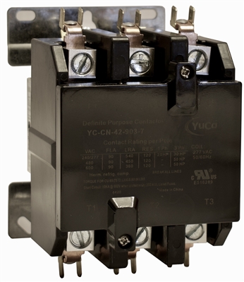YuCo YC-CN-42-903-7 Replacement fits Siemens Furnas 42GE35AL Definite Purpose Contactor 90A 3P 277V Coil