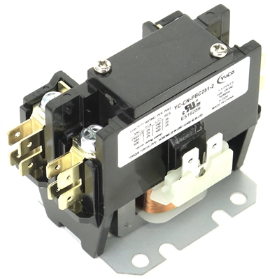 YuCo YC-CN-PBC251-2 Definite Purpose Contactor 25A 1P 120V Coil fits SA-1.5P-25A-120V