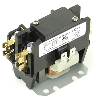 YuCo YC-CN-PBC301-2 Definite Purpose Contactor 30A 1P 120V Coil fits SA-1.5P-30A-120V