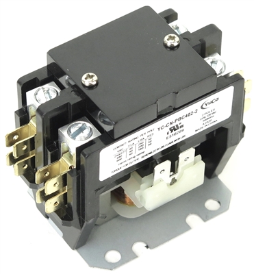 YuCo YC-CN-PBC402-2 Definite Purpose Contactor 40A 2P 120V Coil fits SA-2P-40A-120V