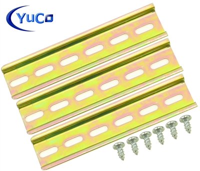 YuCo YC-DR-6-3 STEEL SLOTTED DIN RAIL 35mm X 7.5mm PR005 ASI RoHS