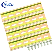 YuCo YC-DR-6-4 STEEL SLOTTED DIN RAIL 35mm X 7.5mm PR005 ASI RoHS