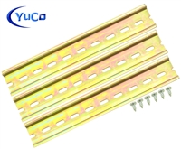 YuCo YC-DR-8-3 STEEL SLOTTED DIN RAIL 35mm X 7.5mm PR005 ASI RoHS