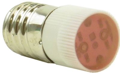 YuCo YC-E10-RED-36V LED 10mm Screw Base 36V VAC/DC Light Lamp Bulb