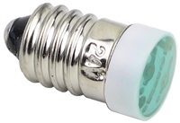 YuCo YC-E10S-G-1 24V AC/DC  GREEN LED BULB