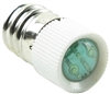 YuCo YC-E12N-G-2 110V AC/DC GREEN LED BULB