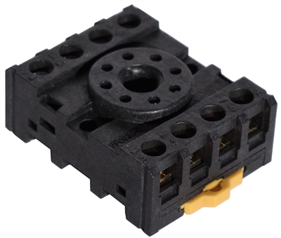 YC-REP-2P10A-S 8-Pin Socket Base for Ice Cube General Purpose Relay - Socket Only