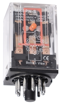 YC-REP-3P10A-1 11-Pin Ice Cube General Purpose Relay - AC - 24V