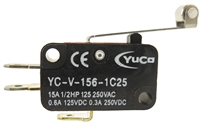 YuCo YC-V-156-1C25 SNAP ACTION MICRO SWITCH