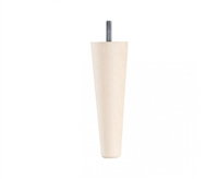 Wooden Furniture Leg - Round Taper - Unvanished