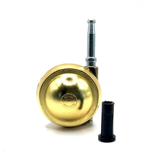 BRASS BALL CASTOR 65mm | PINTLE 7 | SOCKET N8