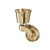 BRASS CASTOR 32mm | CUP FITTING 30mm