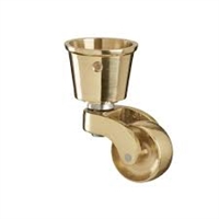 BRASS CASTOR 32mm | CUP FITTING 30mm