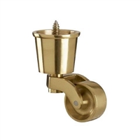Brass Castor with Screw Cup Fitting