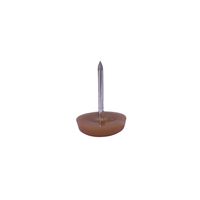 NAIL ON | CHAIR GLIDES | BROWN | 19mm