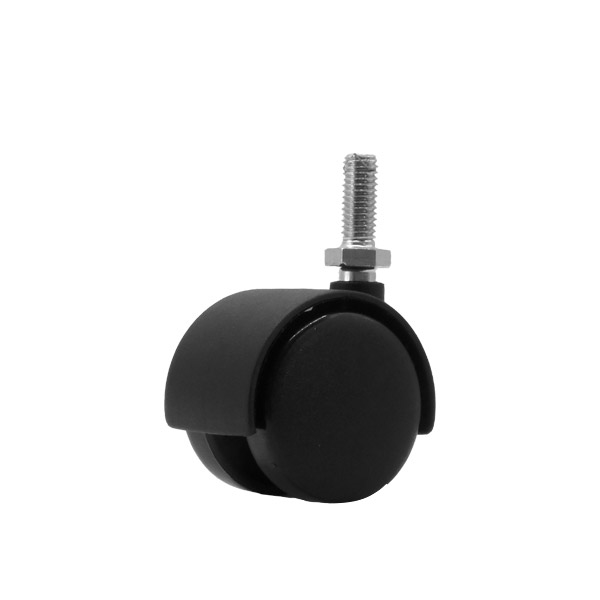 HOODED TWIN WHEEL CASTOR | DIAMETER 40 MM