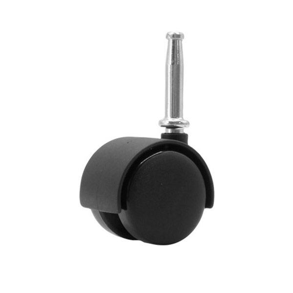 HOODED TWIN WHEEL CASTOR | DIAMETER 40 MM | PUSH-IN