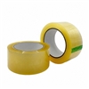 two 100m rolls of clear packaging tape of 45 mu thick and 48mm wide