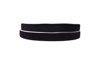 BLACK LOOP | SEWABLE | WIDTH 25MM | ROLL LENGTH 25M