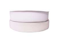 WHITE LOOP | SEWABLE | WIDTH 50MM | ROLL LENGTH 25M