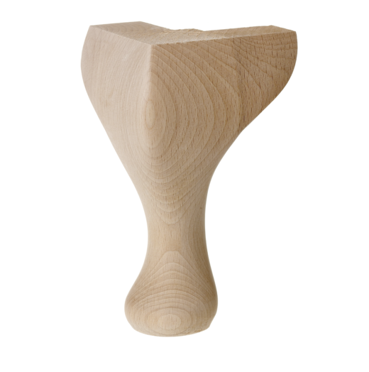 Queen Anne Furniture Leg 150mm - Unstained