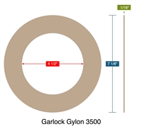 Garlock 3500 Fawn GylonÂ® Ring Gasket - 300 Lb. - 1/16" Thick - 4" Pipe