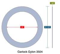 Garlock GylonÂ® 3504 Ring Gasket - 300 Lb. - 1/8" Thick - 16" Pipe