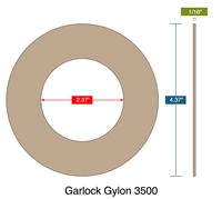 Garlock GylonÂ® 3510 Ring Gasket - 300 Lb. - 1/16" Thick - 2" Pipe